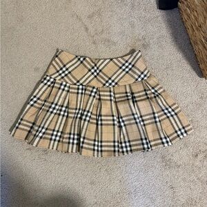 Plaid Tan Skirt